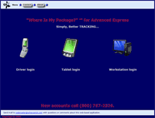 Tablet Screenshot of advancedexpress.net